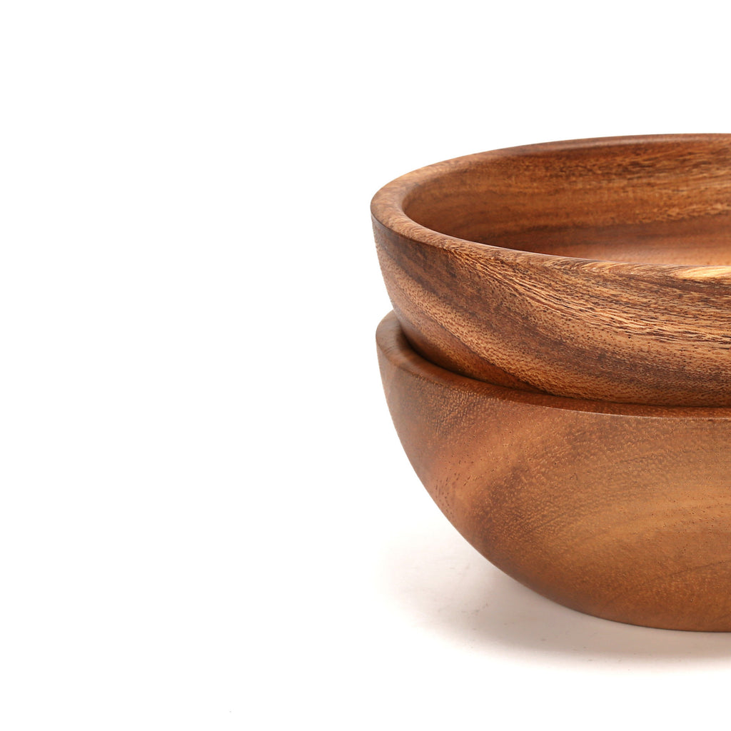 Toss Salad Bowl — Large Acacia Wood
