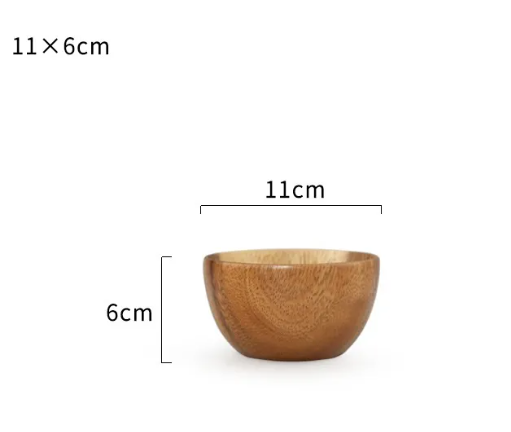 Anysize Bowl — Wood Bowl for Rice, Noodles & Salad
