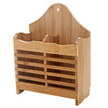 Offcounter Chopstick Holder — Wall-Mounted Bamboo & Wood