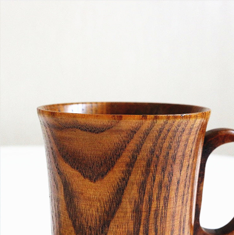 Ippuku Wood Mug — Handled Wood Cup