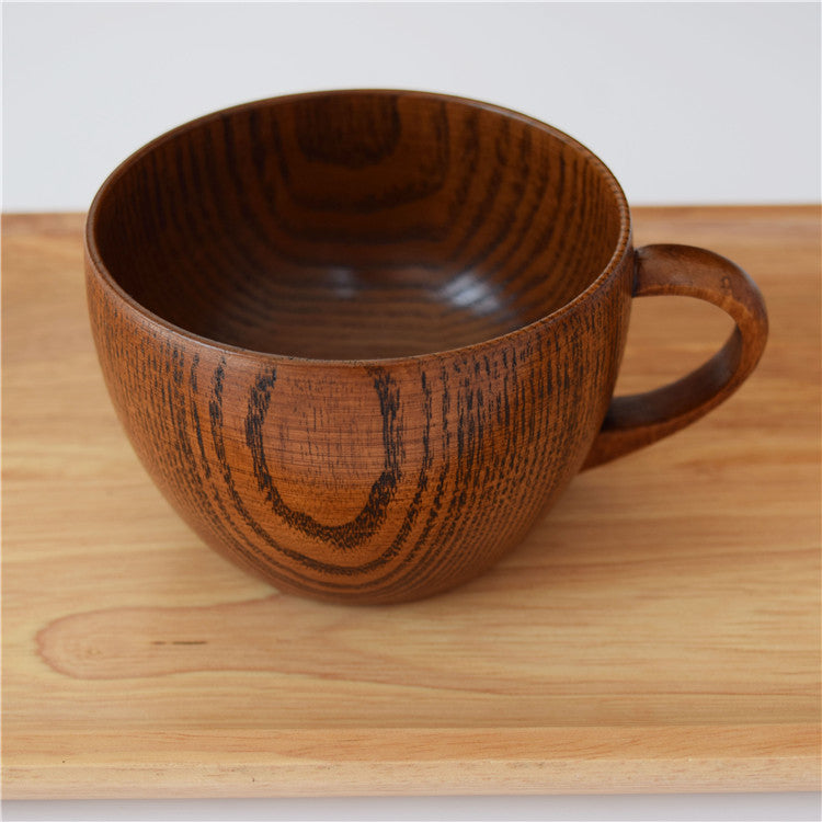 Maru Wood Mug — Round Wood Cup
