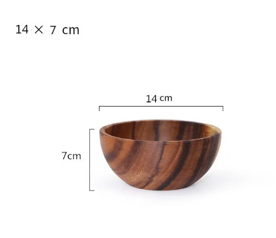 Anysize Bowl — Wood Bowl for Rice, Noodles & Salad