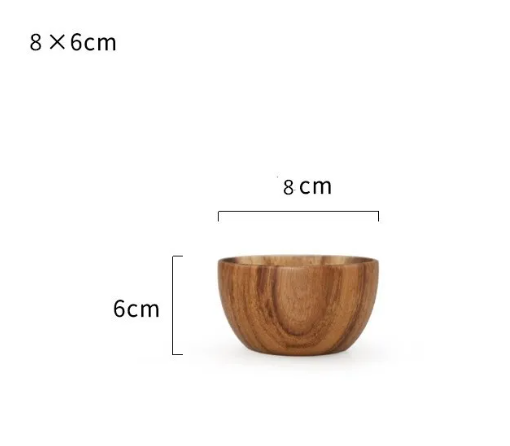 Anysize Bowl — Wood Bowl for Rice, Noodles & Salad