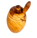 Dipper Honey Pot — Olive Wood with Dipper