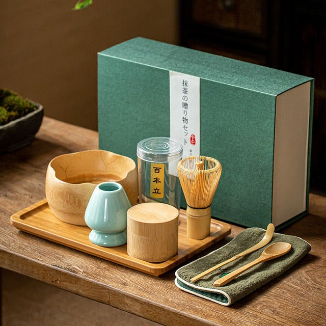Froth Matcha Whisk — Bamboo Whisk Set