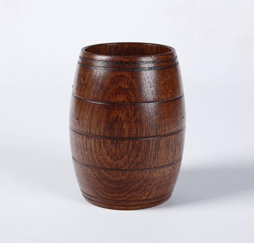 Taru Wood Tea Cup — Ridged Tumbler