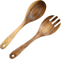 Duo Servers — Acacia Wood Spoon & Fork Set