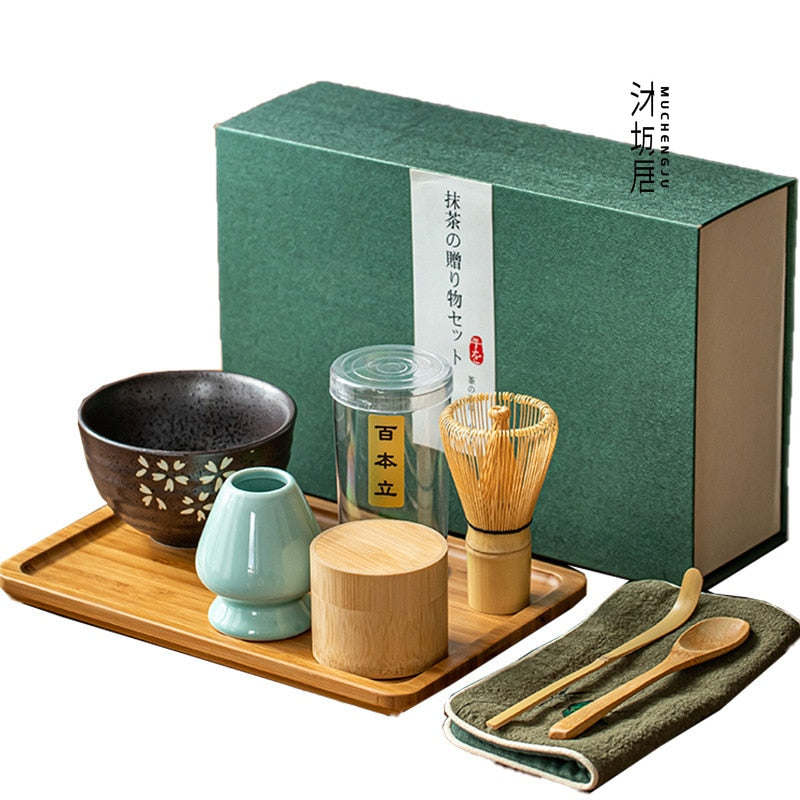Froth Matcha Whisk — Bamboo Whisk Set