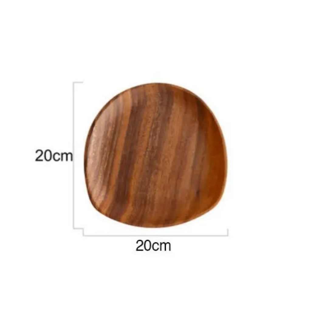 Threefold Set — Walnut Wood Tray & Bowl Set