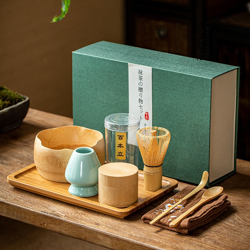Froth Matcha Whisk — Bamboo Whisk Set