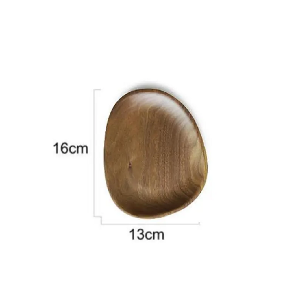 Threefold Set — Walnut Wood Tray & Bowl Set
